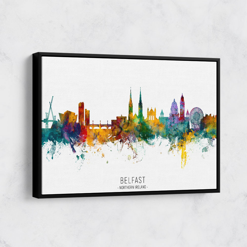 Belfast Northern Ireland Skyline Wall Art